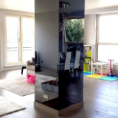 Зеркало графит с полировкой 3000*600мм. 5600 рублей/шт.